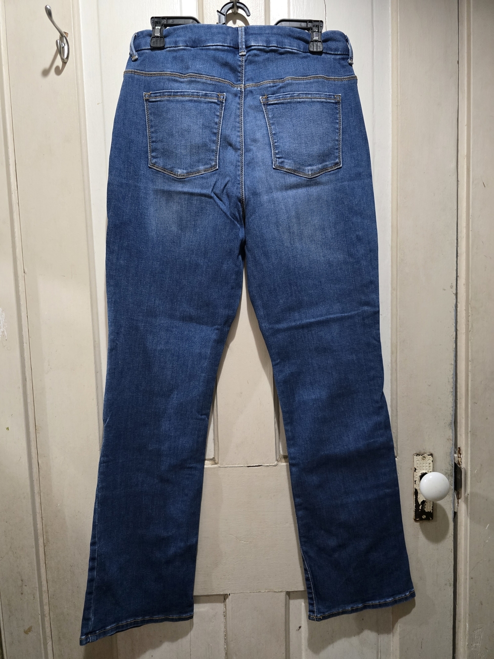 Time and Tru Medium Blue Straight Leg Jeans - Picture 2 of 3